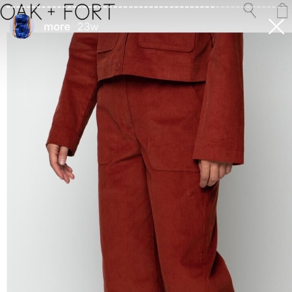 OAK+FORT Corduroy Pant Set - Picture 2 of 5